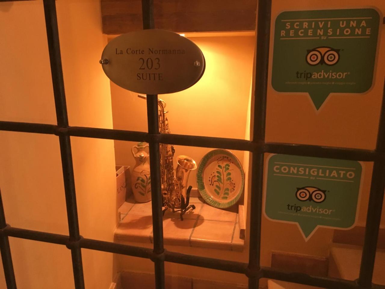 Guest House La Corte Normanna シャッカ エクステリア 写真